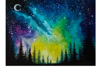 Paint Nite: Moonlit Forest Milky Way